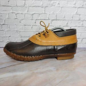 Vintage LL Bean Original Maine Hunting Shoe Brown Mens Size 10 Leather Duck Boot